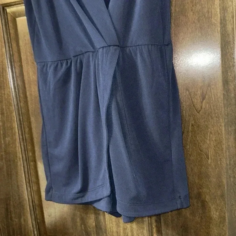 BCBGeneration beautiful and classic navy blue romper, XS. EUC.